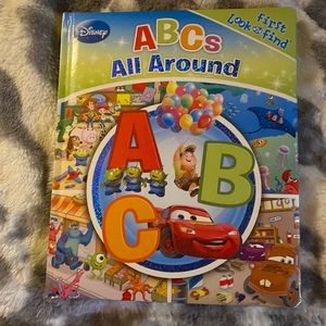 Disney ABC’s all around First look and Find board book for Toddlers